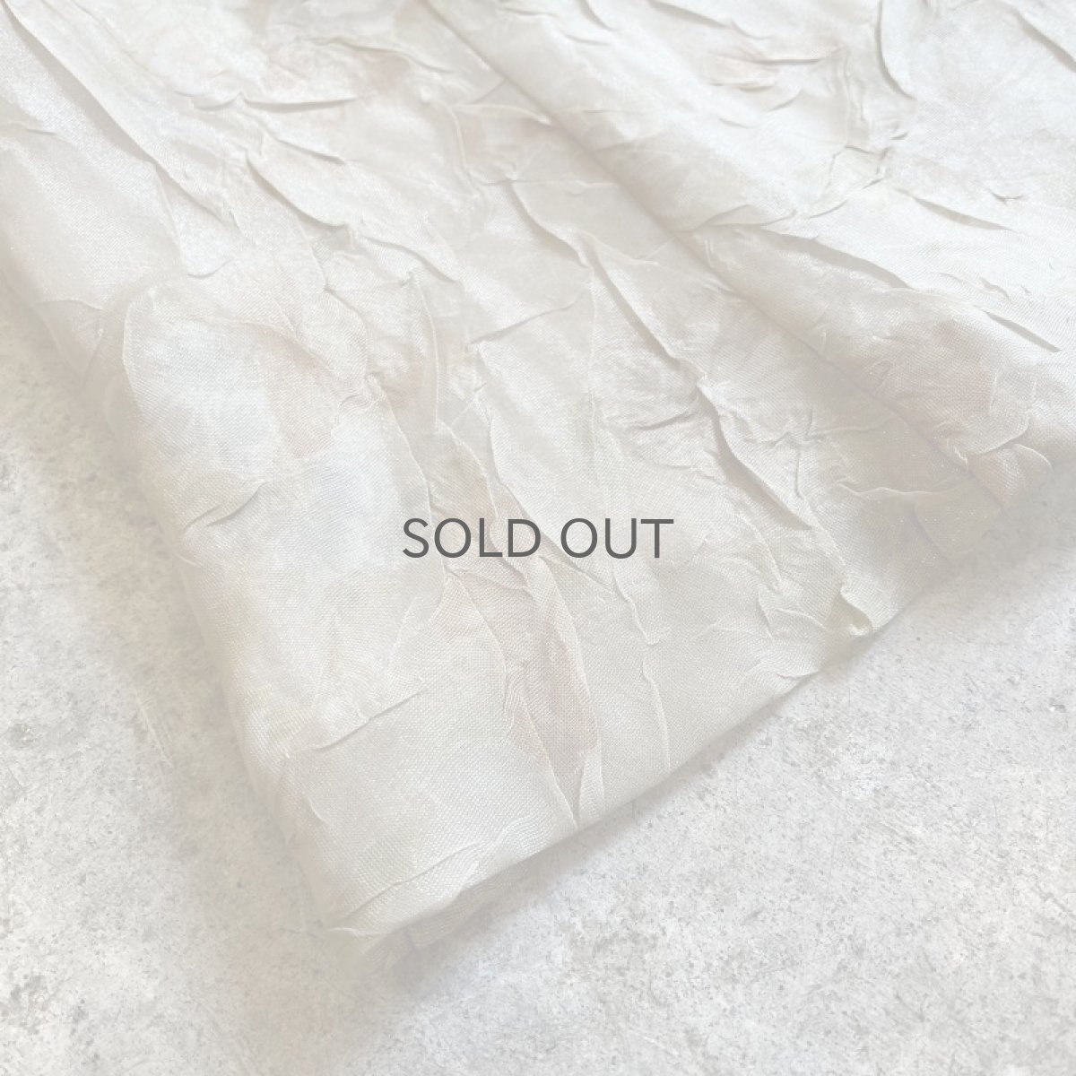 画像3: PALE TONE FLORAL PATTERN WASHER DESIGN SHEER L/S SHIRT / Ladies M (3)