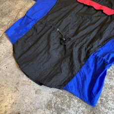 画像4: THREE COLOR DESIGN HALF ZIP UP NYLON ANORAK JACKET / Ladies L(M) (4)