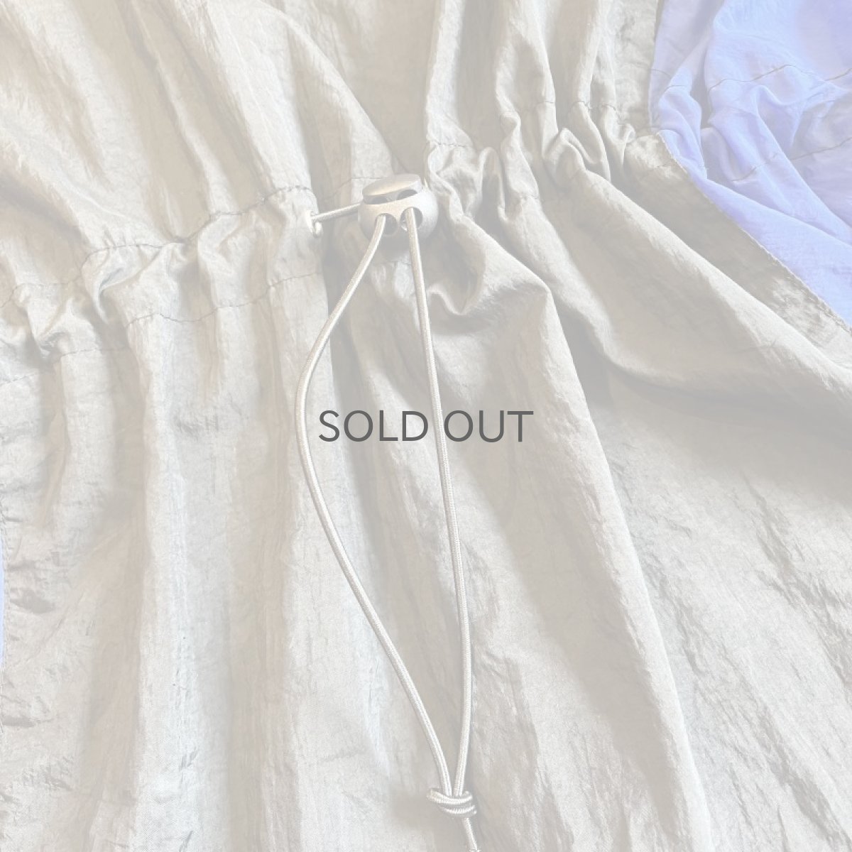 画像10: THREE COLOR DESIGN HALF ZIP UP NYLON ANORAK JACKET / Ladies L(M) (10)