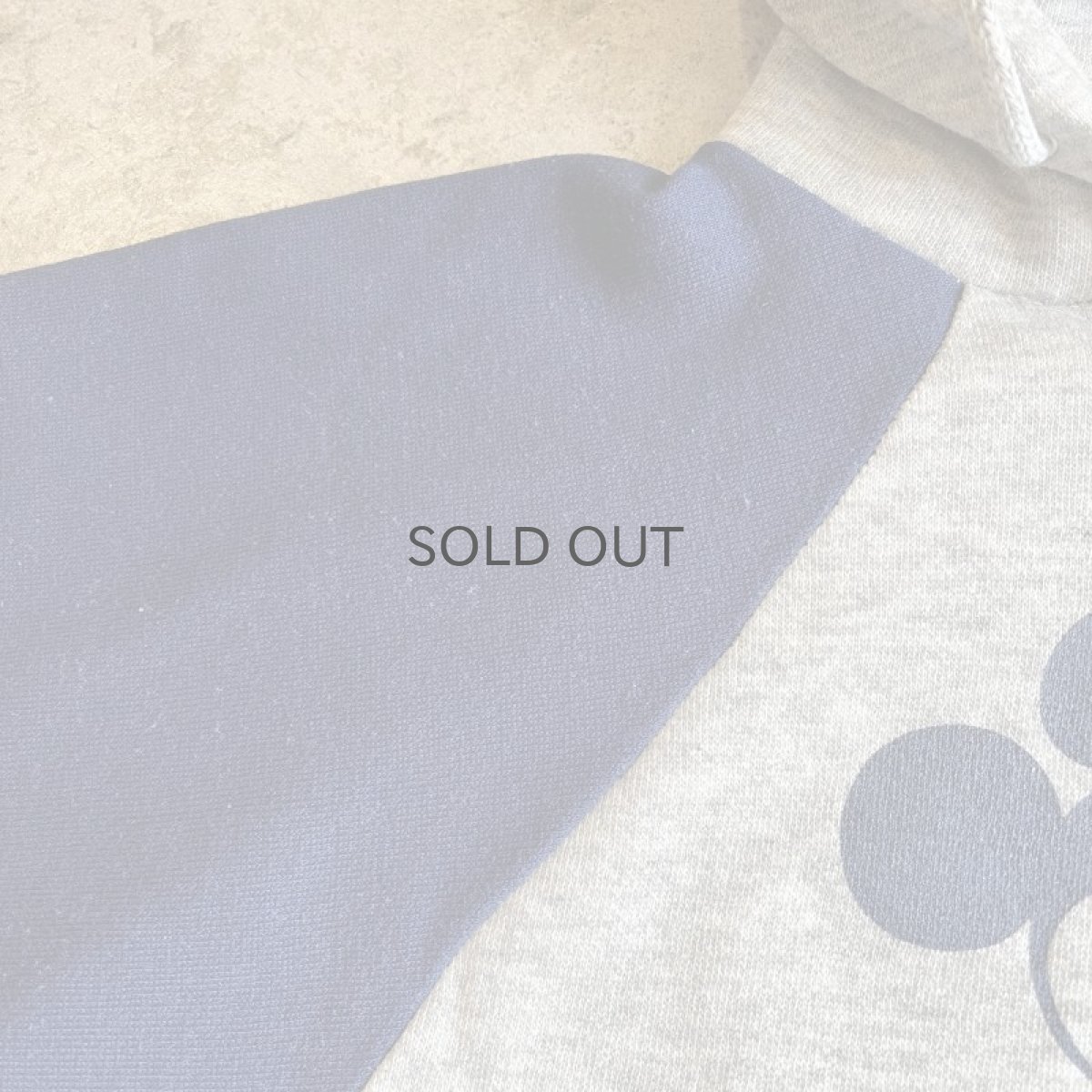 画像9: OLD BI COLOR DESIGN "MICKEY" PRINTED SWEAT HOODIE / Ladies S(34~36) (9)