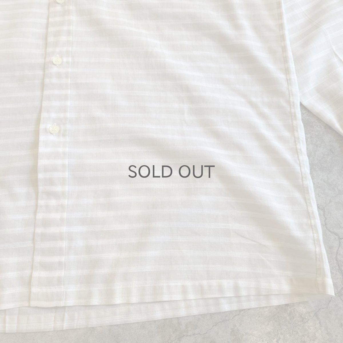 画像5: OLD【Christian Dior】STAND COLLAR BORDER DESIGN L/S SHIRT / Ladies L (5)