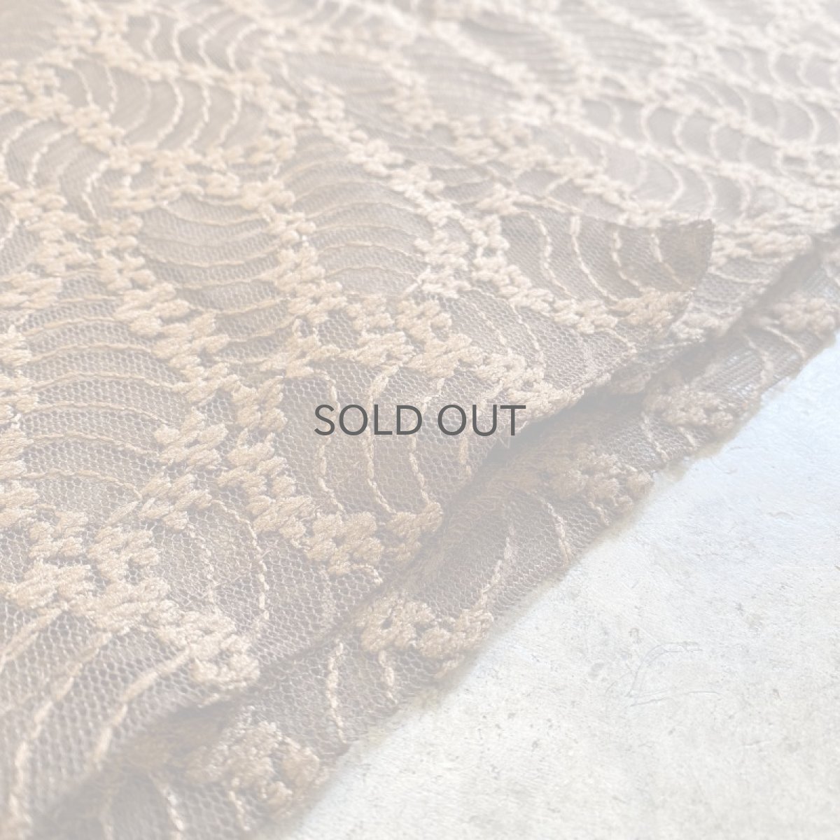 画像12: FLORAL PATTERN ALL LACE DESIGN SHIRT / Ladies L (12)