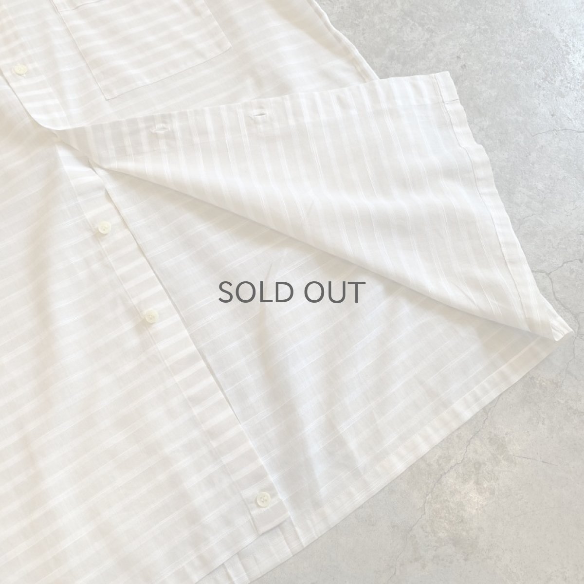 画像8: OLD【Christian Dior】STAND COLLAR BORDER DESIGN L/S SHIRT / Ladies L (8)