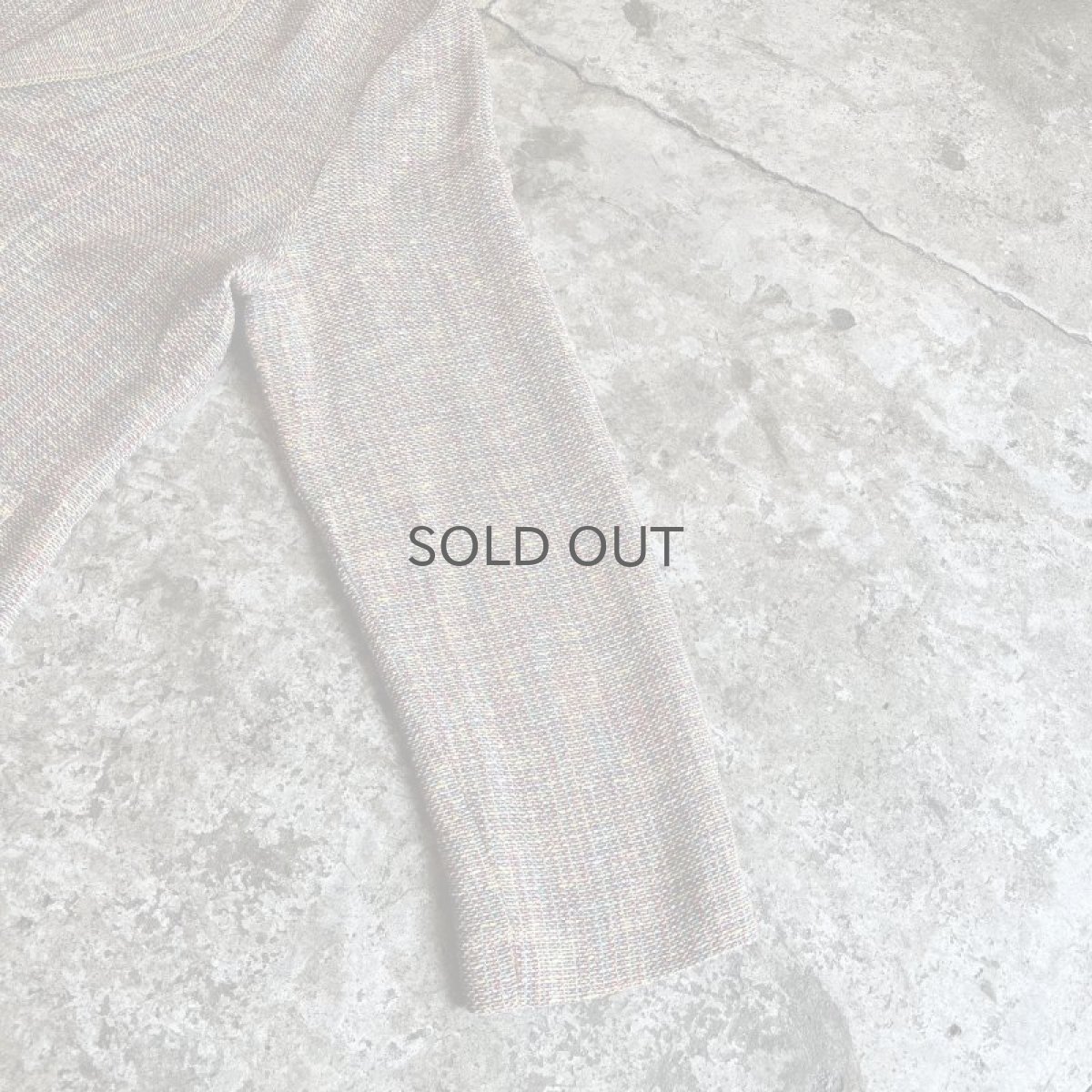 画像7: MIX COLOR PATTERN DOUBLE POCKET DESIGN TAILORED JACKET / Ladies M (7)