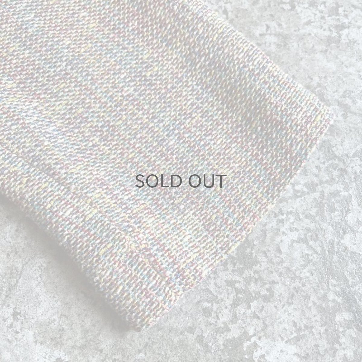 画像6: MIX COLOR PATTERN DOUBLE POCKET DESIGN TAILORED JACKET / Ladies M (6)