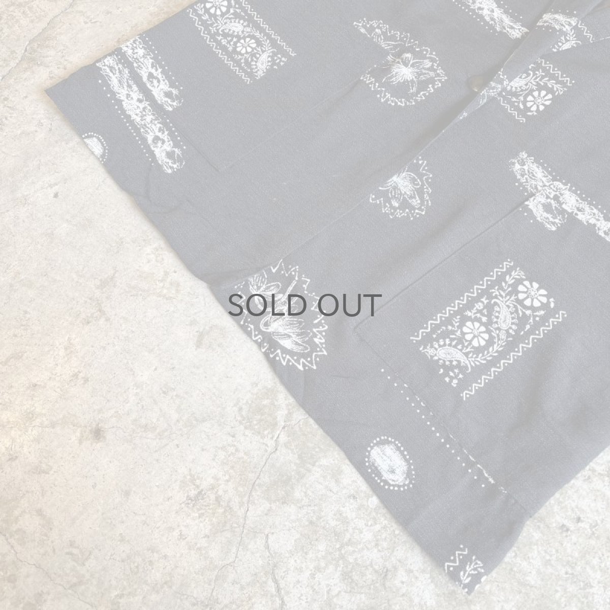 画像4: MONOCHROME MIX ART PATTERN DESIGN TAYLOR JACKET / Ladies M / MADE IN USA (4)