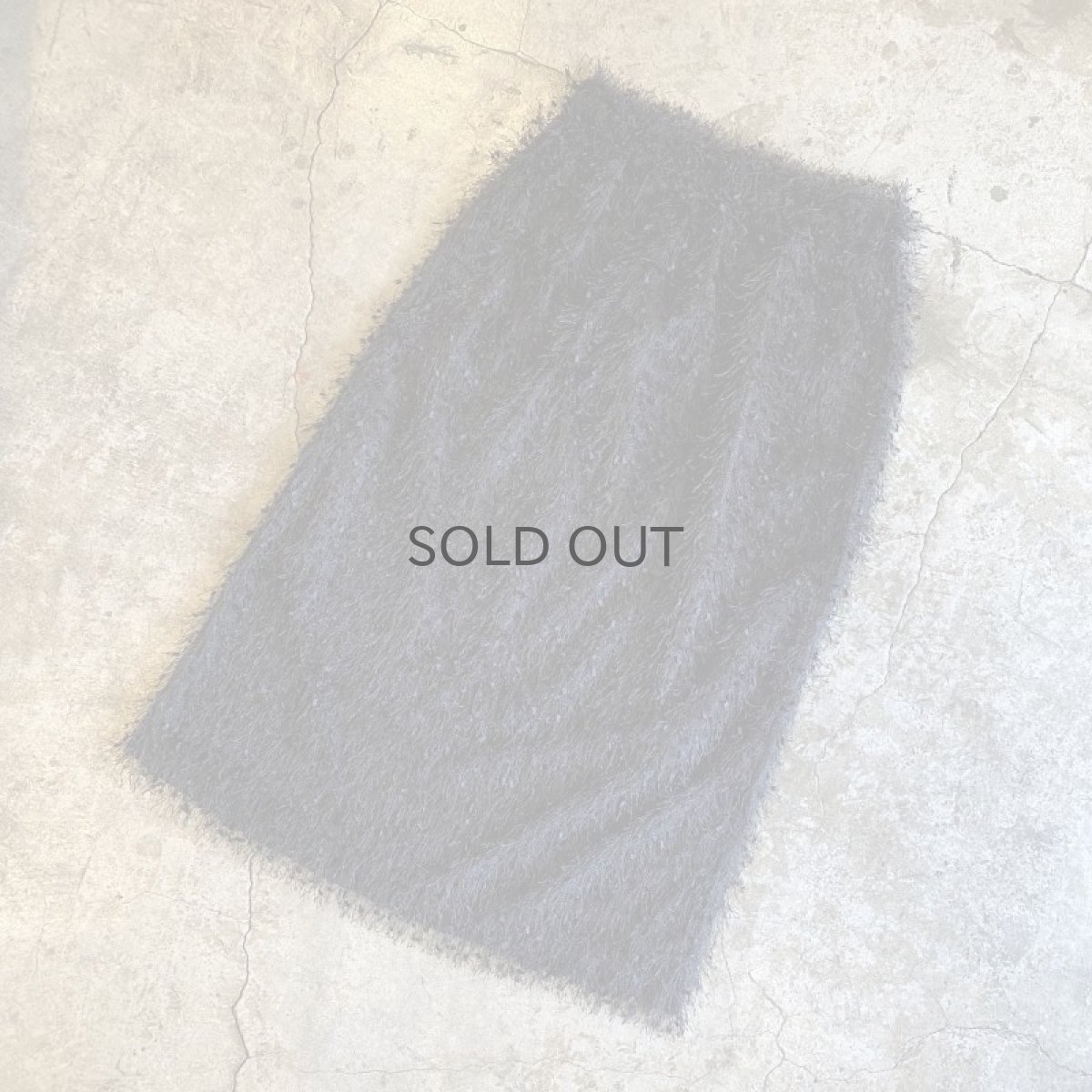 画像4: BLACK COLOR DESIGN FRINGE SKIRT / W26~W33 (4)