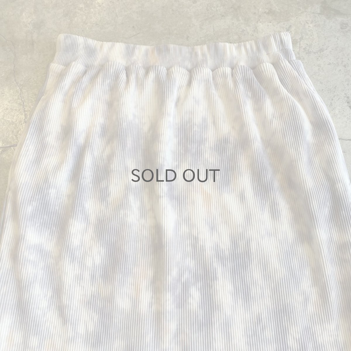 画像5: PALE TONE TIE DYE PATTERN RIB DESIGN SKIRT / W25~W35 (5)