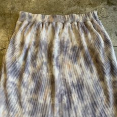 画像5: PALE TONE TIE DYE PATTERN RIB DESIGN SKIRT / W25~W35 (5)