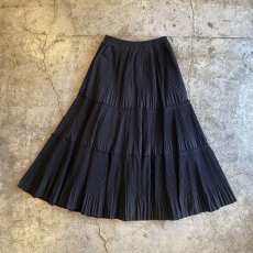 画像1: DESIGN TIERED UMBRELLA PLEATS DESIGN SKIRT / W24~W35 (1)