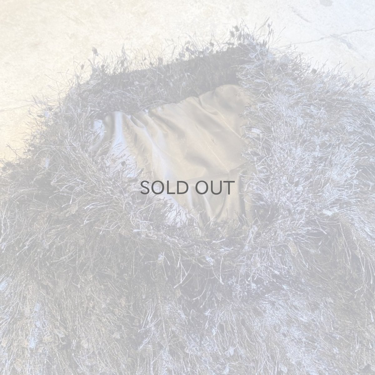 画像7: BLACK COLOR DESIGN FRINGE SKIRT / W26~W33 (7)