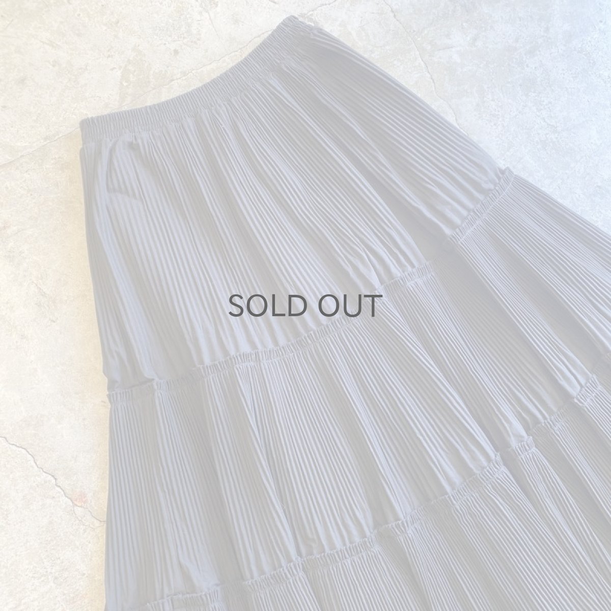 画像3: DESIGN TIERED UMBRELLA PLEATS DESIGN SKIRT / W24~W35 (3)