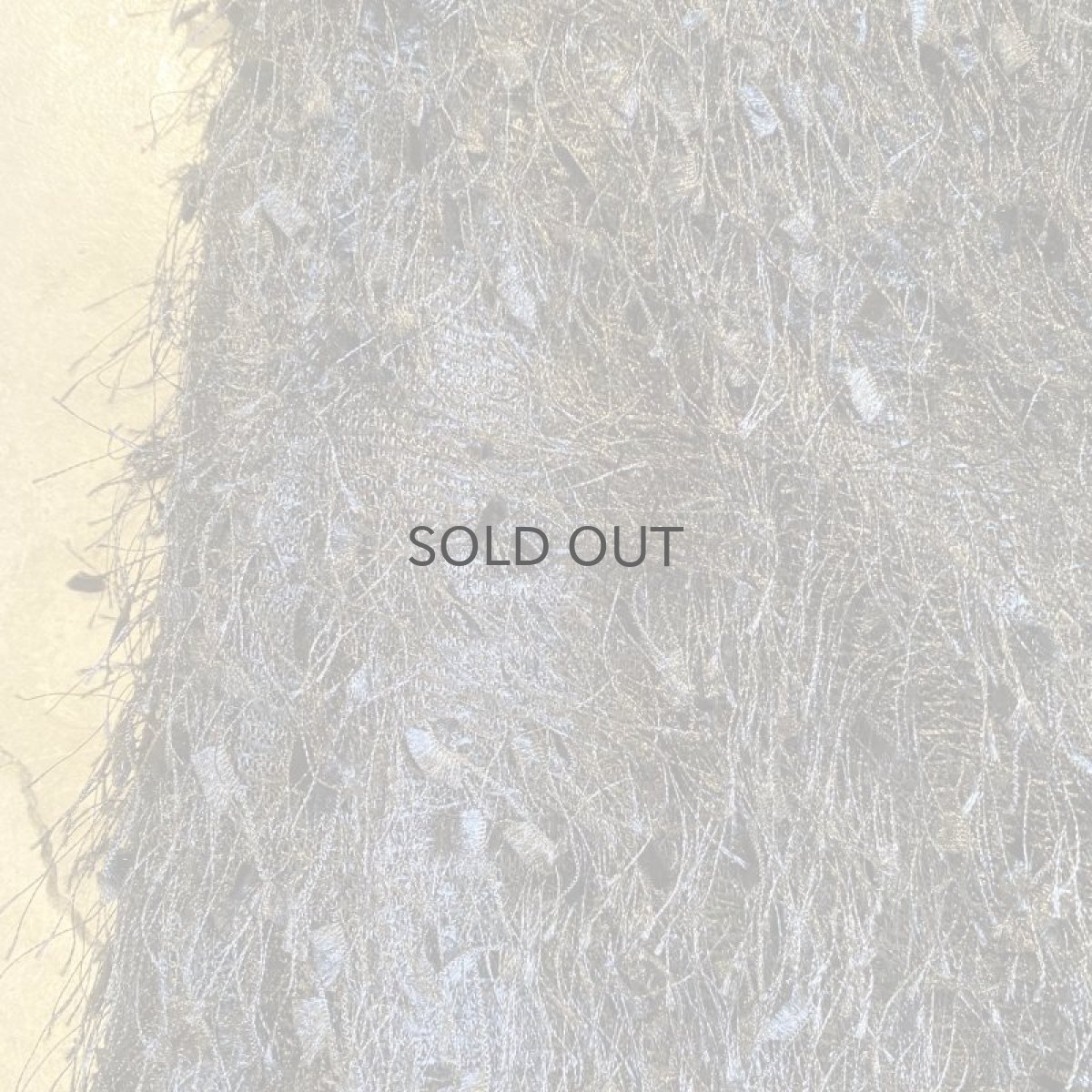 画像5: BLACK COLOR DESIGN FRINGE SKIRT / W26~W33 (5)