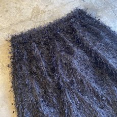 画像3: BLACK COLOR DESIGN FRINGE SKIRT / W26~W33 (3)