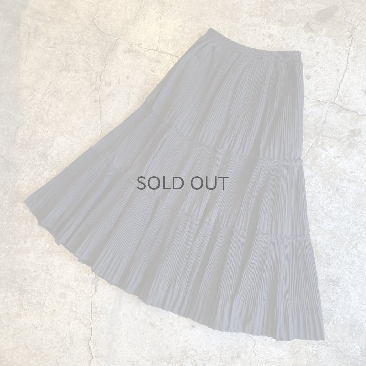 画像4: DESIGN TIERED UMBRELLA PLEATS DESIGN SKIRT / W24~W35 (4)