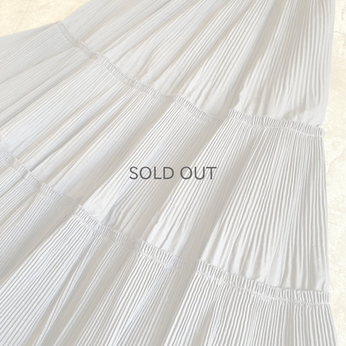 画像8: DESIGN TIERED UMBRELLA PLEATS DESIGN SKIRT / W24~W35 (8)