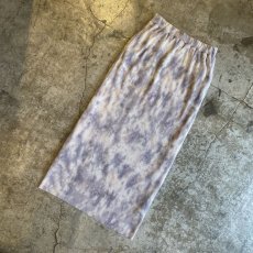 画像4: PALE TONE TIE DYE PATTERN RIB DESIGN SKIRT / W25~W35 (4)