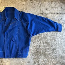 画像7: DOLMAN SLEEVE RIDERS DESIGN COLOR JACKET / Ladies L (7)