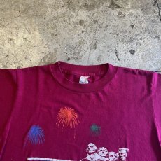 画像7: 80's FRONT PRINTED DESIGN COLOR S/S TEE / Ladies M / MADE IN USA (7)