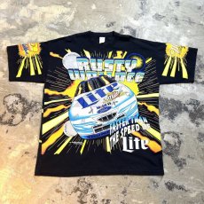 画像1: 90's "RUSTY WALLACE" OVER PRINT MOTOR S/S TEE / Mens XL / MADE IN USA (1)