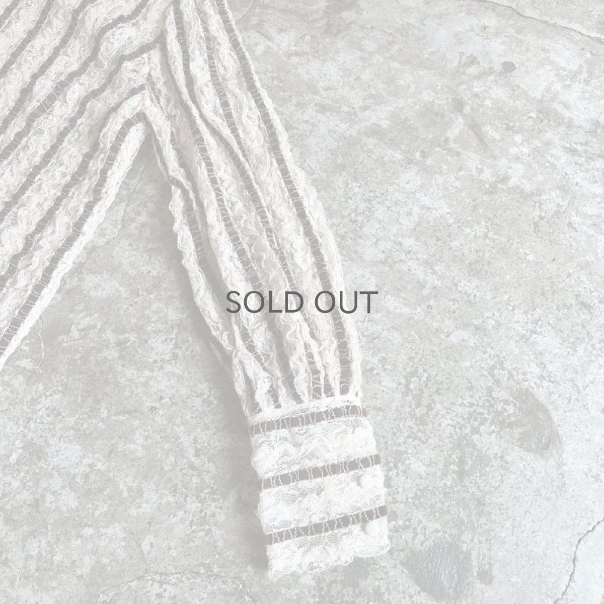 画像7: VELVET LINE DESIGN LACE HALF NECK L/S TOPS / Ladies M (7)