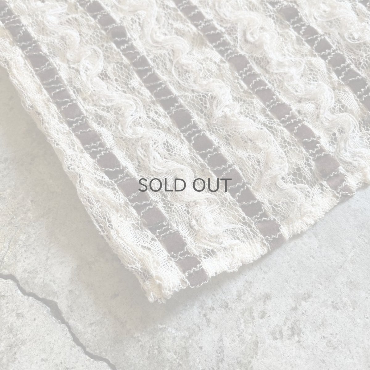 画像3: VELVET LINE DESIGN LACE HALF NECK L/S TOPS / Ladies M (3)