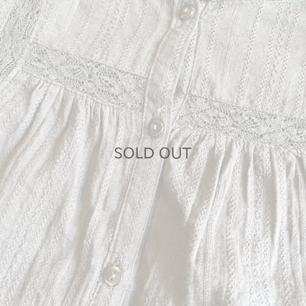 画像11: SIDE FRILL DESIGN VOLUME SLEEVE L/S BLOUSE / Ladies M (11)