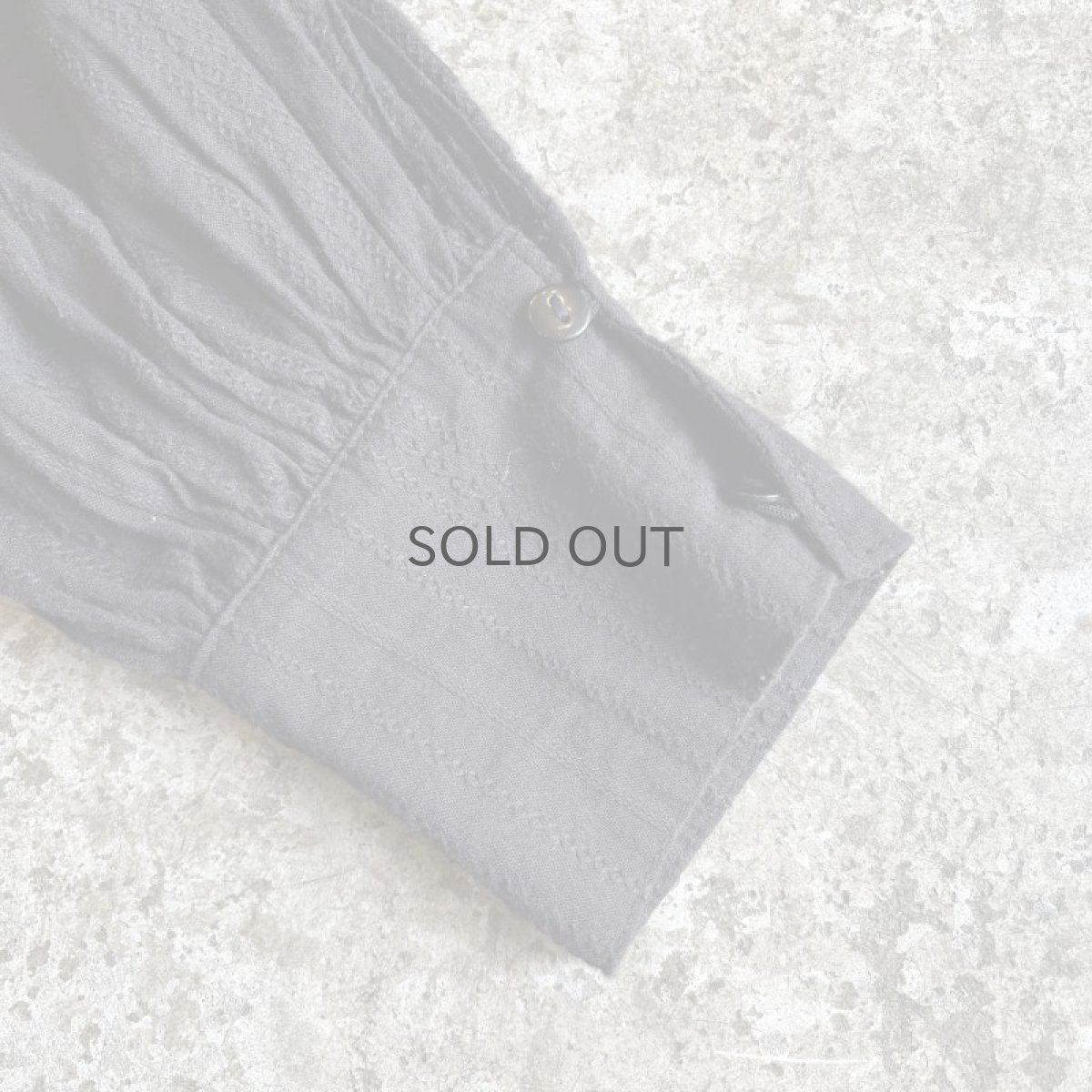 画像6: SIDE FRILL DESIGN VOLUME SLEEVE L/S BLOUSE / Ladies M (6)