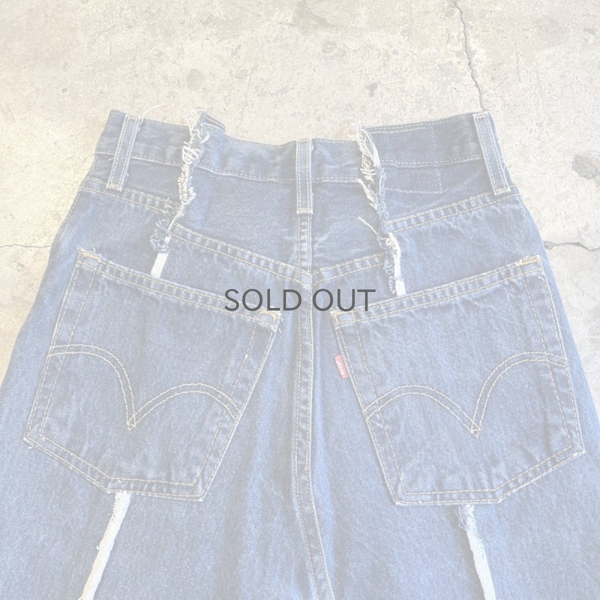 画像9: 【Wiz&Witch】"UNITED" TWINS DENIM SKIRT / W28  (9)