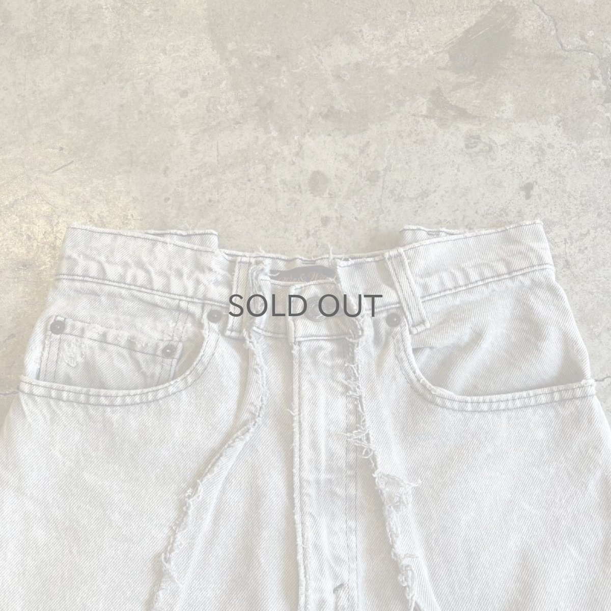 画像6: 【Wiz&Witch】"UNITED" TWINS DENIM SKIRT / W28  (6)