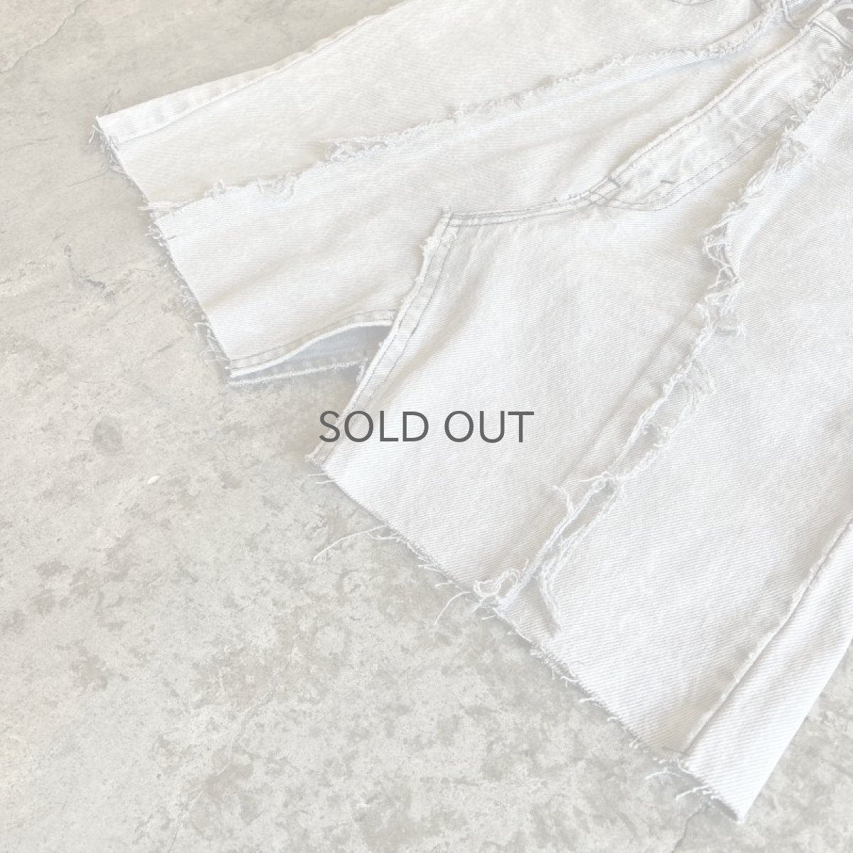 画像4: 【Wiz&Witch】"UNITED" TWINS DENIM SKIRT / W28  (4)