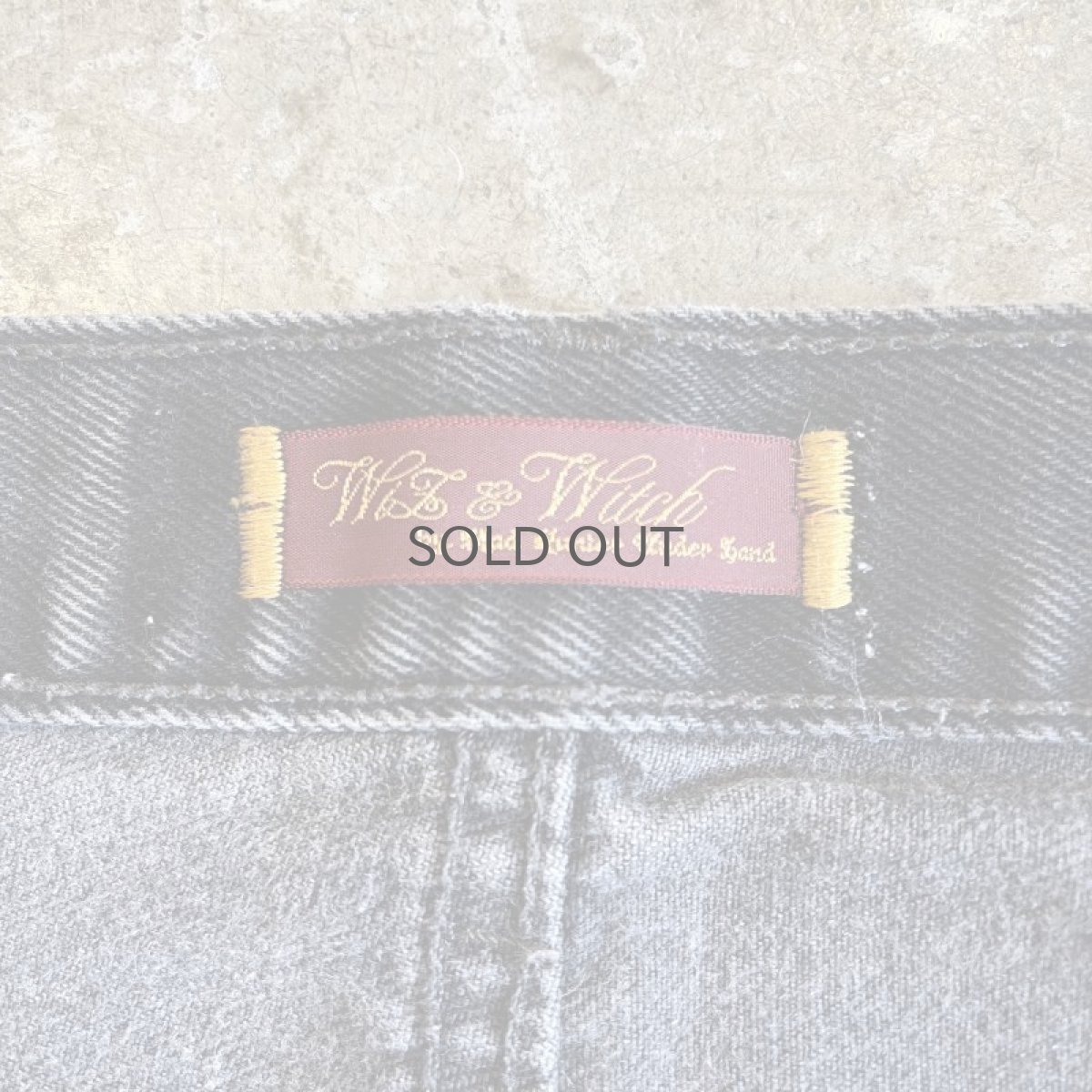 画像10: 【Wiz&Witch】FLARE CUT DENIM PANTS / W29 (10)