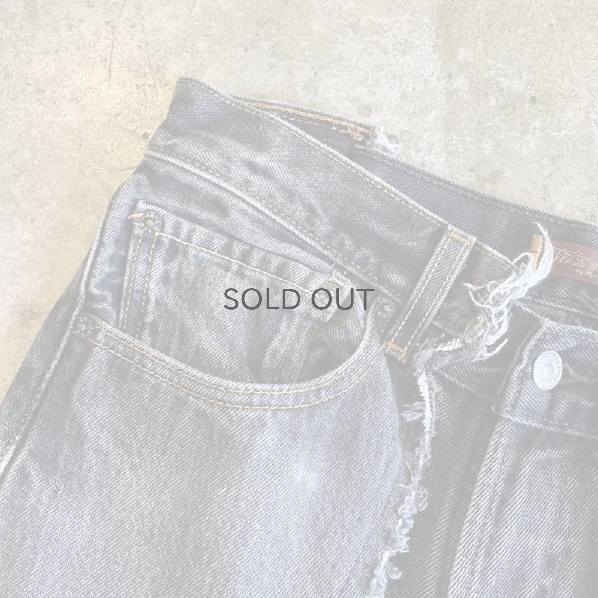 画像7: 【Wiz&Witch】FLARE CUT DENIM PANTS / W29 (7)