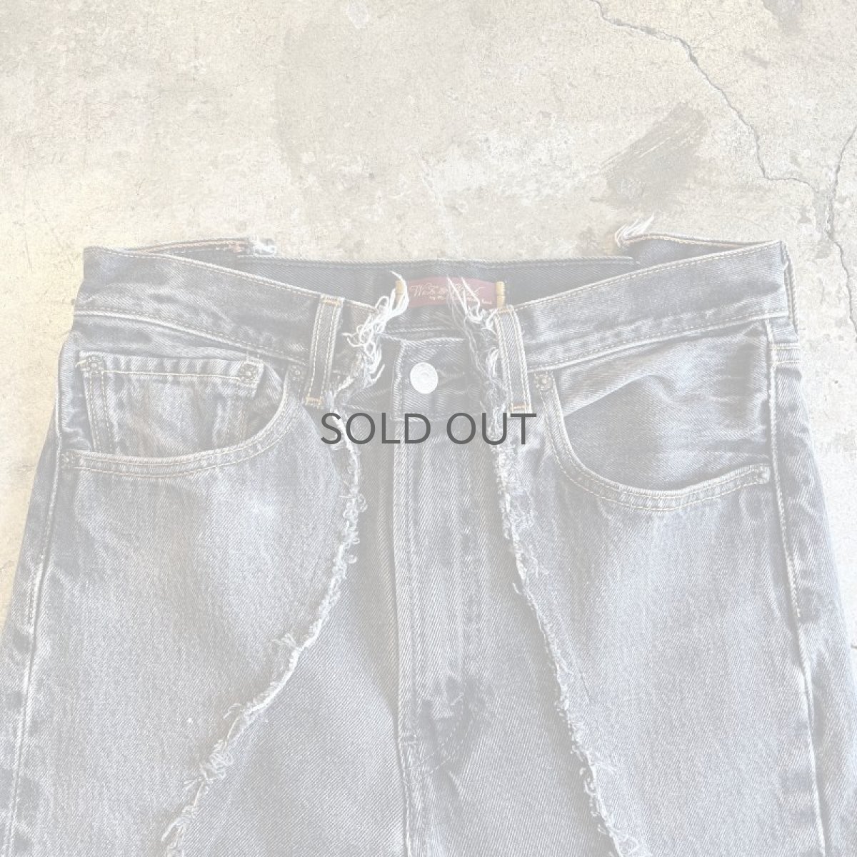 画像6: 【Wiz&Witch】FLARE CUT DENIM PANTS / W29 (6)