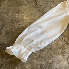 画像6: WHITE COLOR FRILL DESIGN BLOUSE / Ladies M (6)