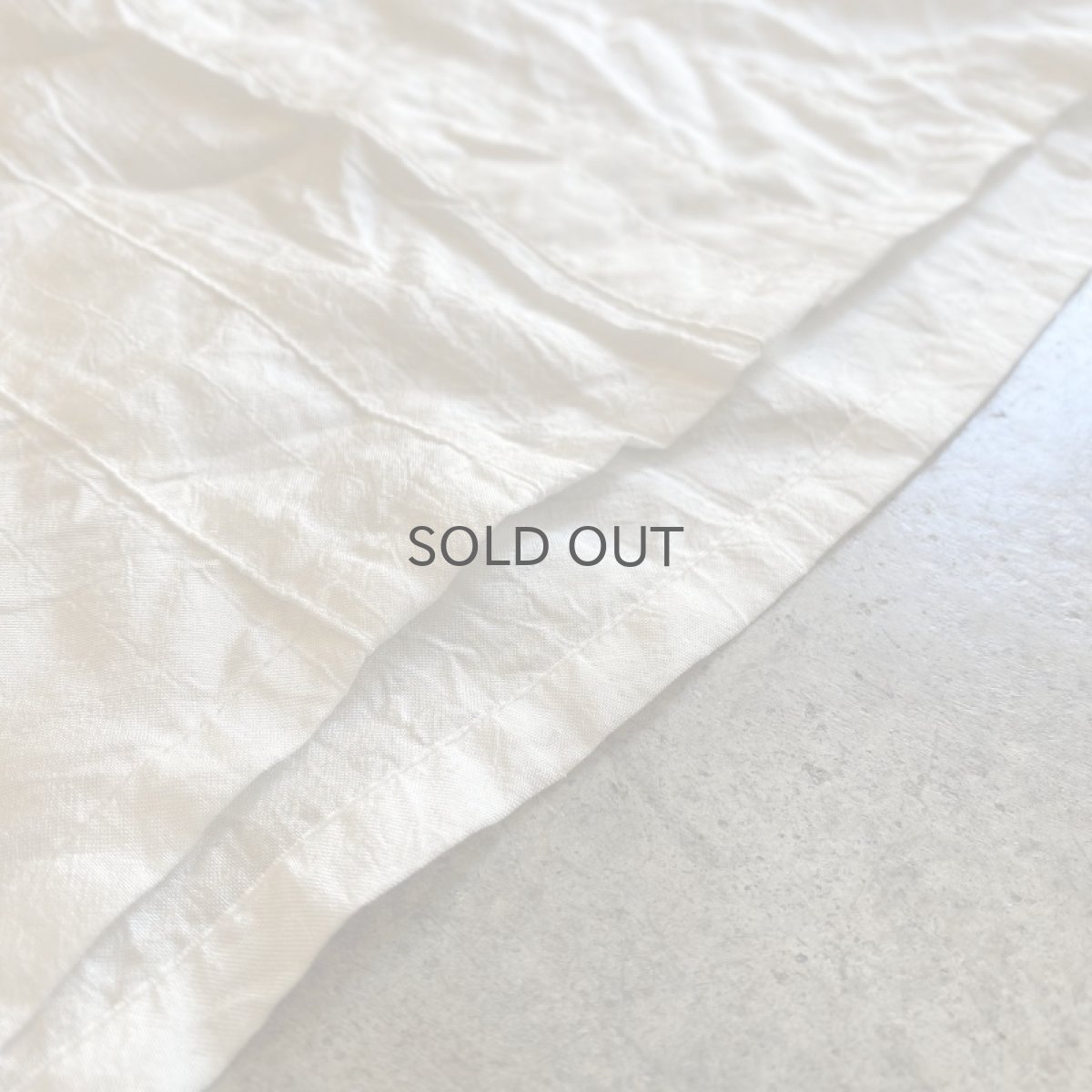 画像11: WHITE COLOR FRILL DESIGN BLOUSE / Ladies M (11)