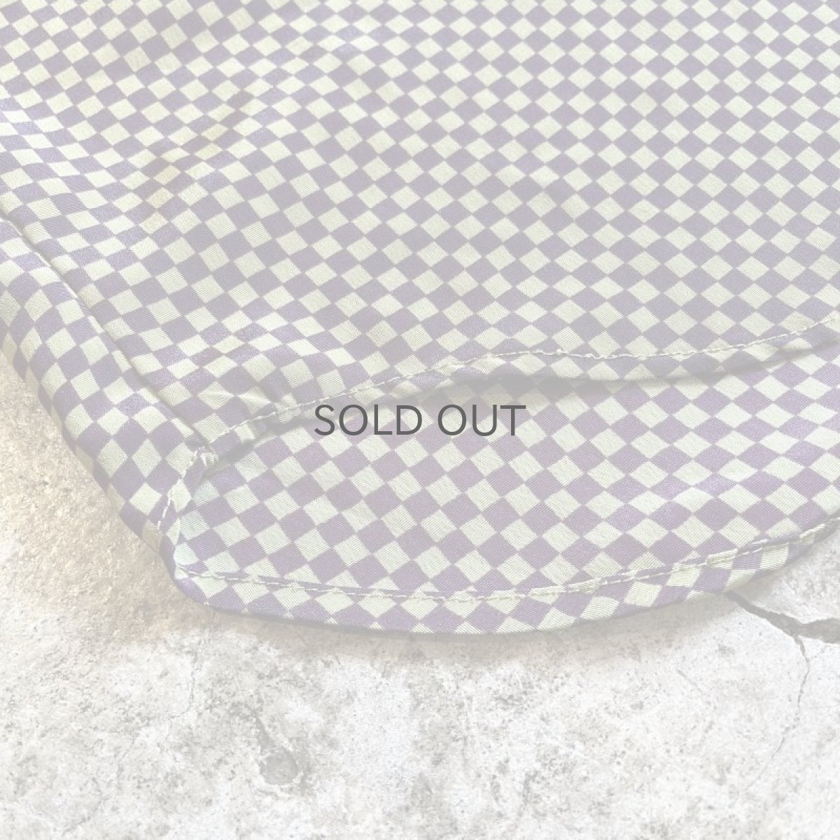 画像3: ALL OVER CHECKER PATTERN DESIGN L/S SHIRT / Ladies L (3)