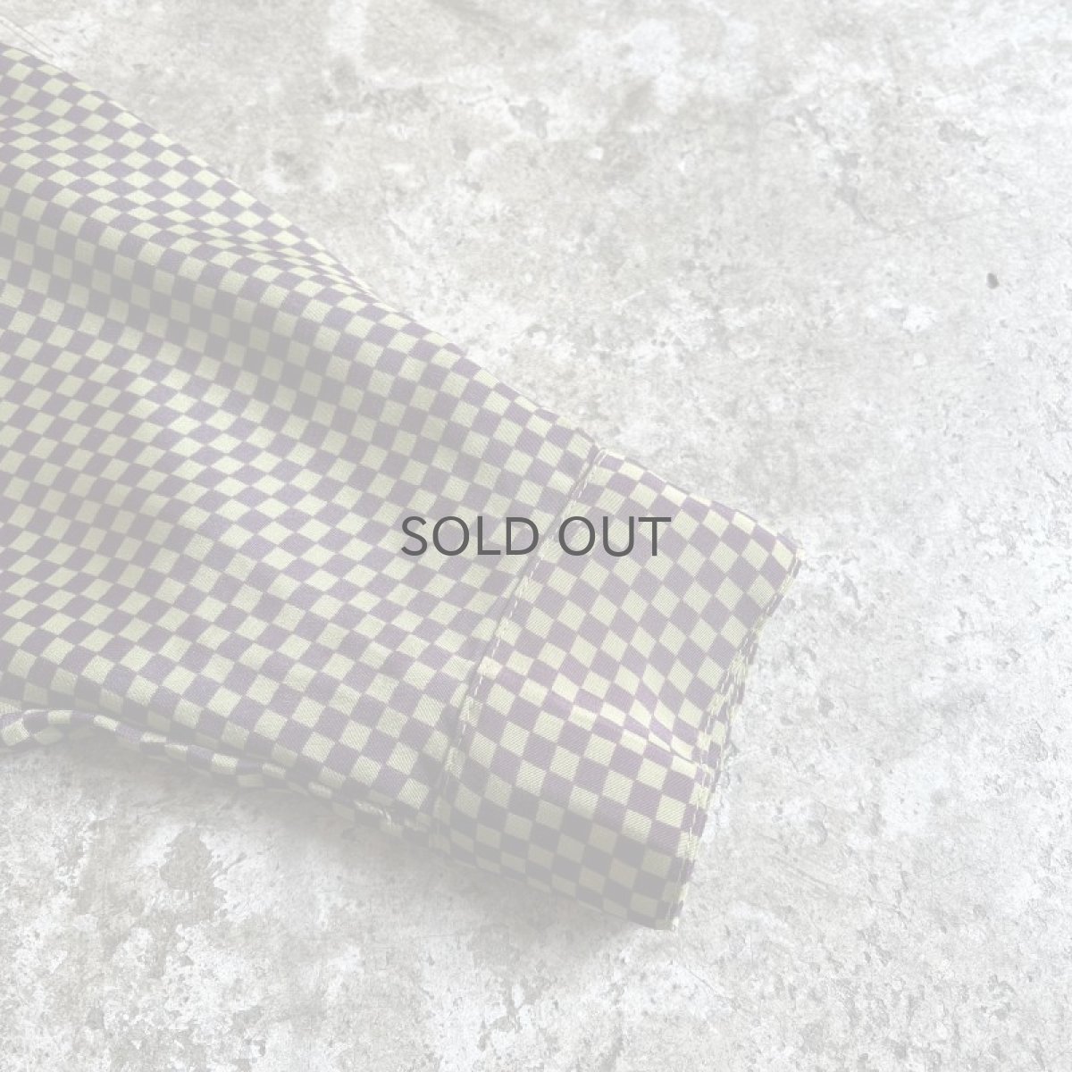 画像6: ALL OVER CHECKER PATTERN DESIGN L/S SHIRT / Ladies L (6)