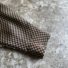 画像6: ALL OVER CHECKER PATTERN DESIGN L/S SHIRT / Ladies L (6)