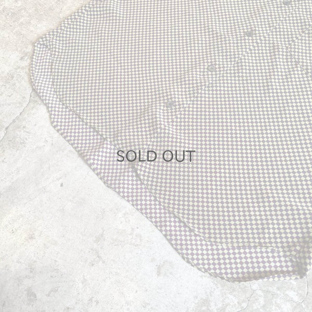 画像4: ALL OVER CHECKER PATTERN DESIGN L/S SHIRT / Ladies L (4)