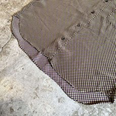 画像4: ALL OVER CHECKER PATTERN DESIGN L/S SHIRT / Ladies L (4)