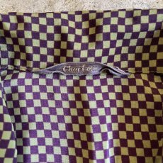 画像12: ALL OVER CHECKER PATTERN DESIGN L/S SHIRT / Ladies L (12)