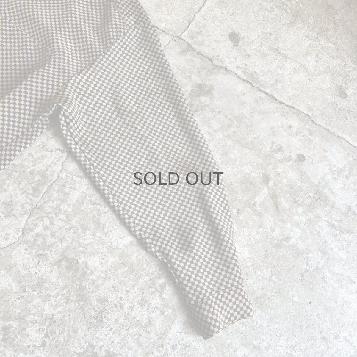 画像7: ALL OVER CHECKER PATTERN DESIGN L/S SHIRT / Ladies L (7)