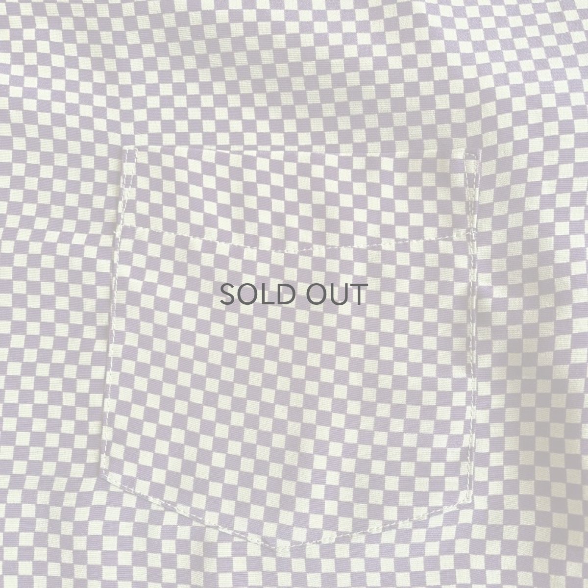 画像10: ALL OVER CHECKER PATTERN DESIGN L/S SHIRT / Ladies L (10)