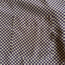 画像10: ALL OVER CHECKER PATTERN DESIGN L/S SHIRT / Ladies L (10)