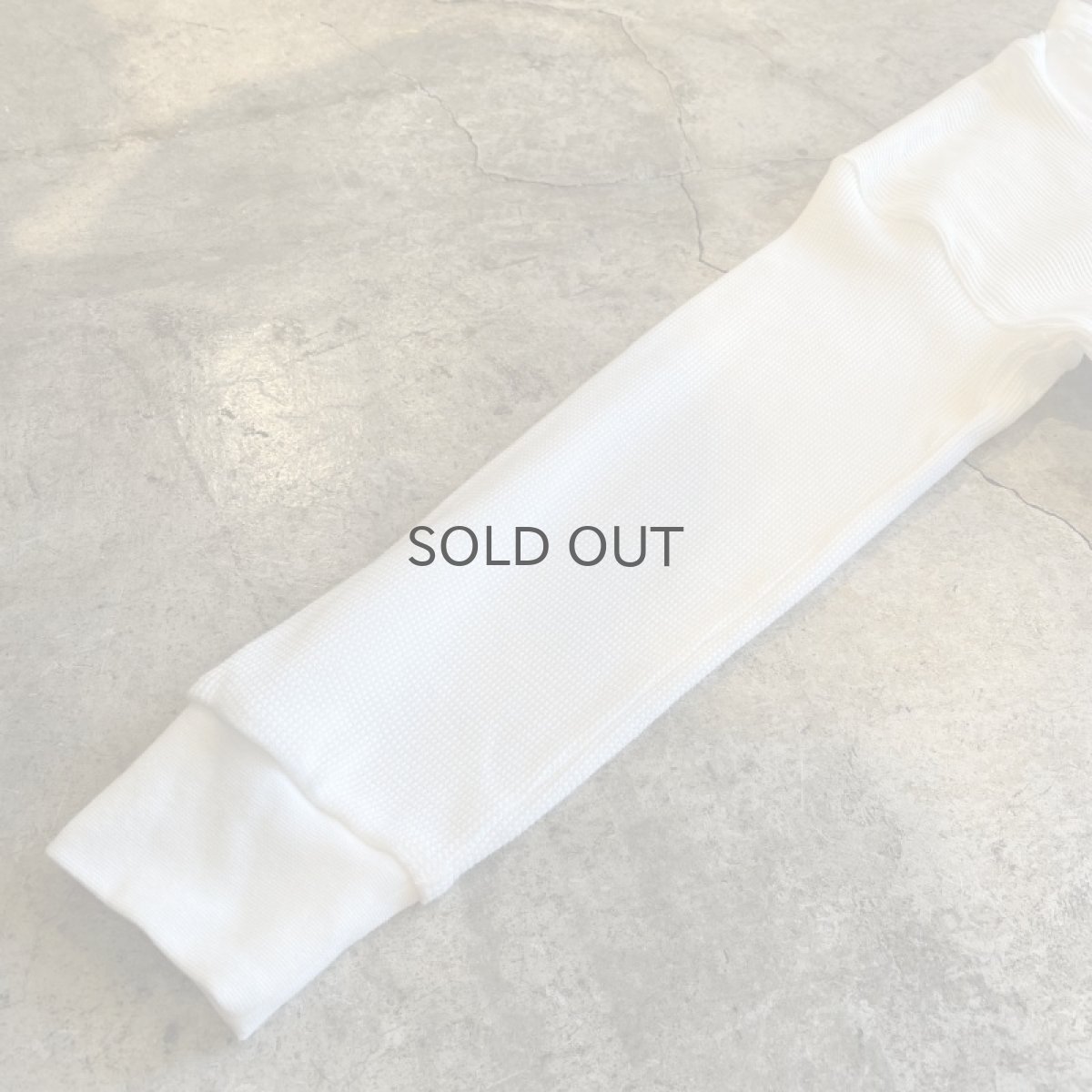 画像7: STAND COLLAR DESIGN WAFFLE L/S SHIRT / Ladies L (7)