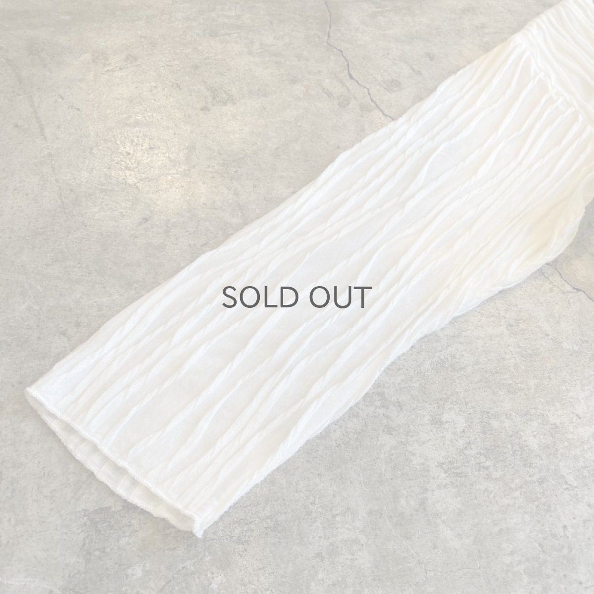 画像7: WAVE DECORATION DESIGN COTTON GAUZE L/S TOPS / Ladies L (7)