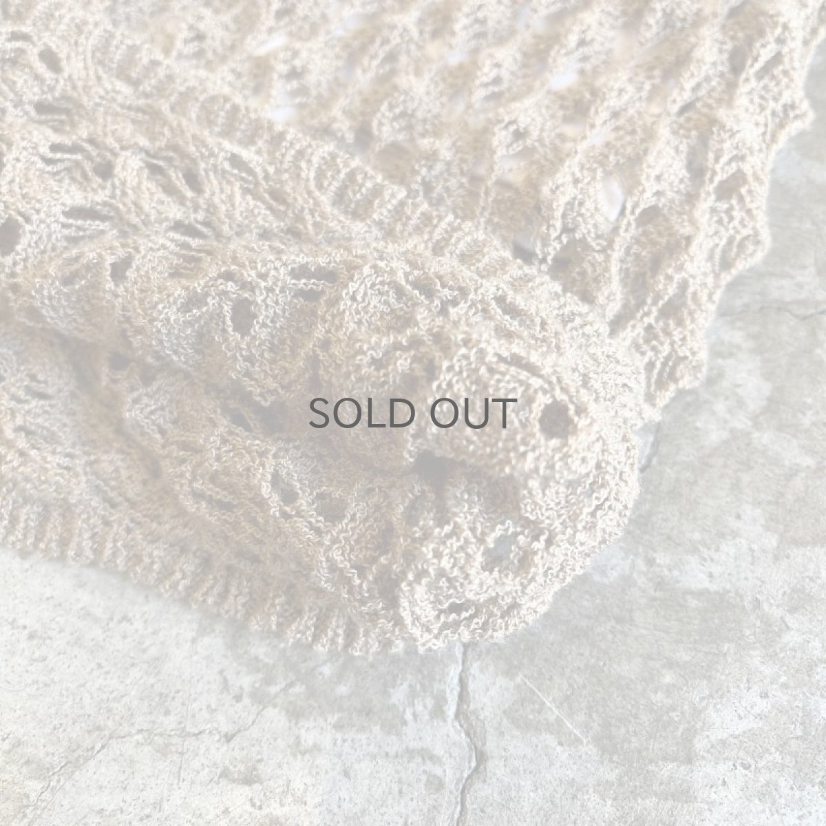 画像6: BEIGE COLOR CROCHET DESIGN PANTS / W25~W31 (6)