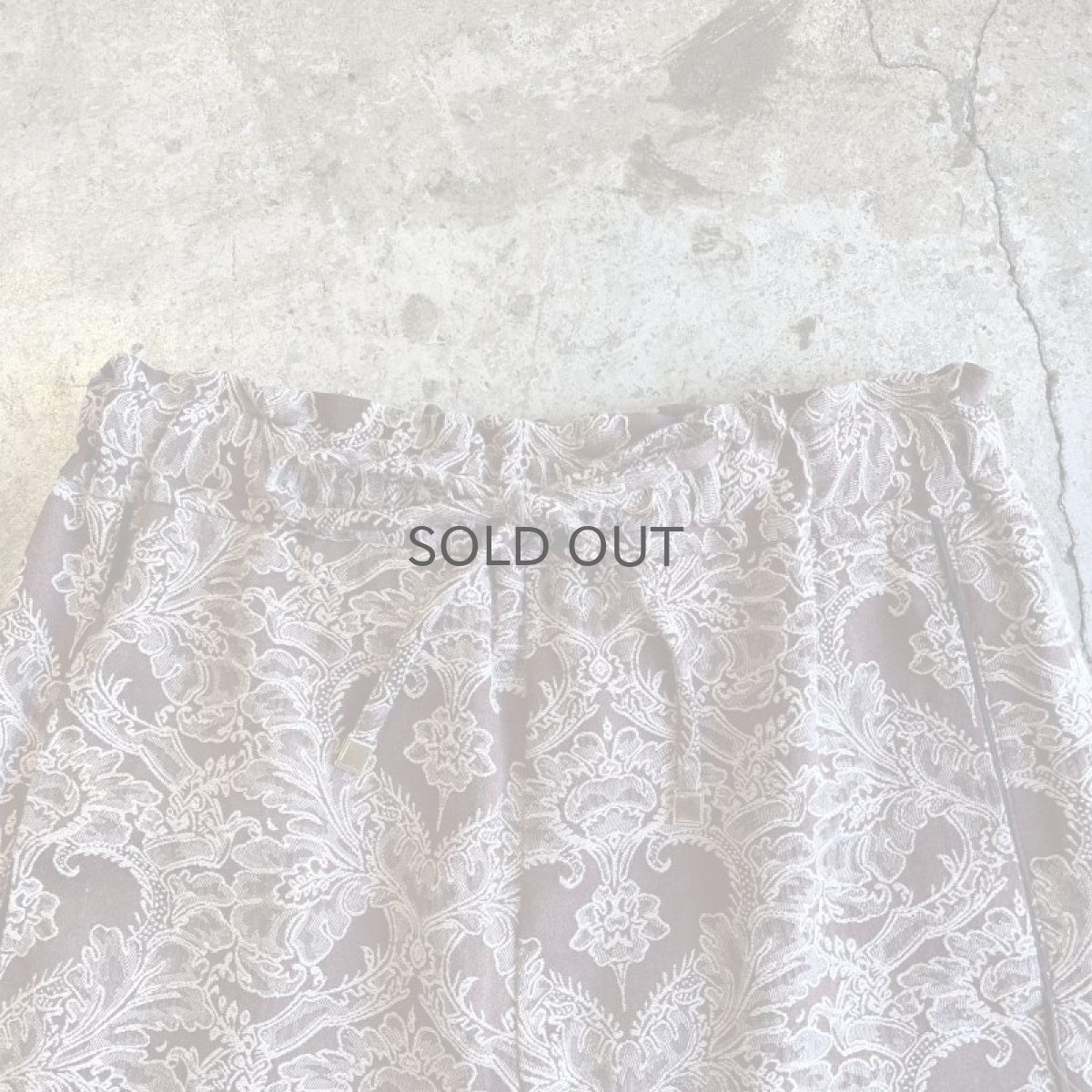 画像7: SIDE LINE DESIGN FLOWER PATTERN DESIGN PANTS / W25~W31 (7)