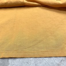 画像8: YELLOW CHEVRON PATTERN OPEN COLLAR L/S SHIRT / Mens L (8)